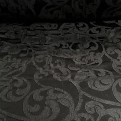Classic Jacquard Table Runner in Black