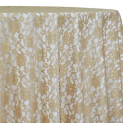 Classic Lace Table Linen in Champagne 1341