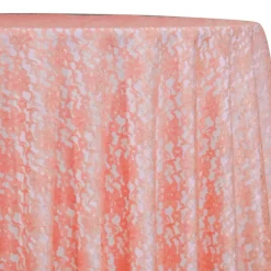 Classic Lace Table Linen in Coral 1203