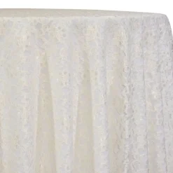 Classic Lace Table Linen in Ivory