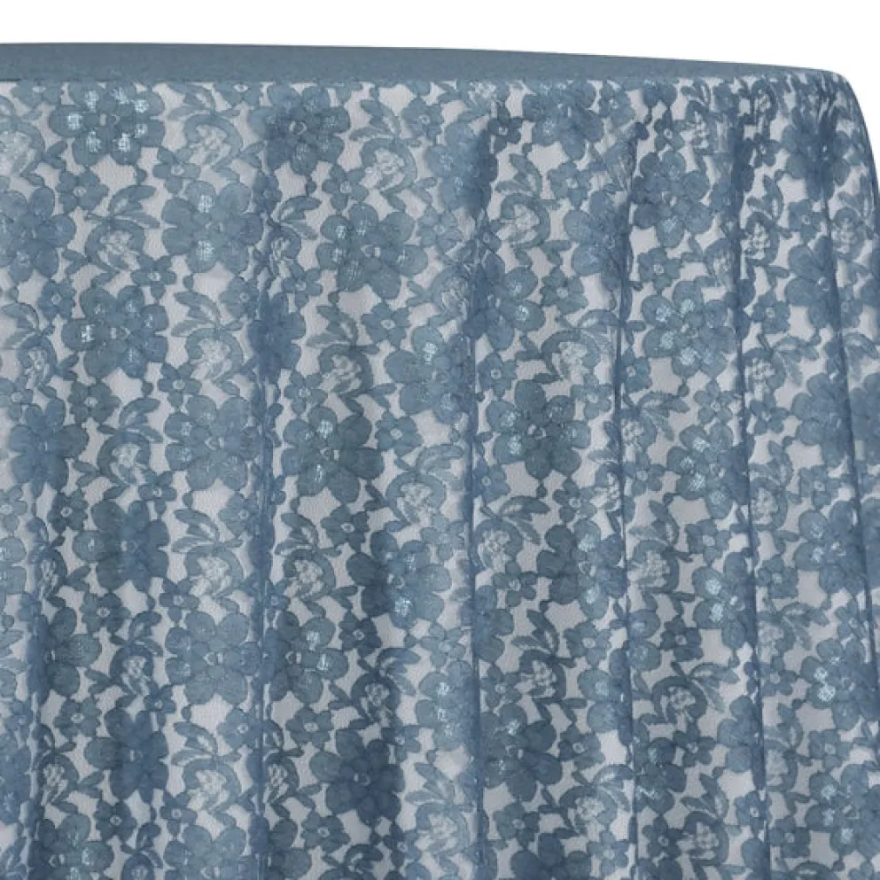 Classic Lace Table Linen in Peacock 6777