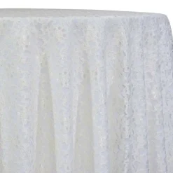 Classic Lace Table Linen in White