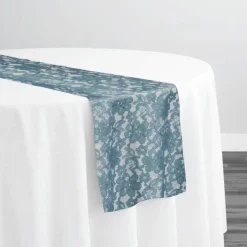 Classic Lace Table Runner in Peacock 6777