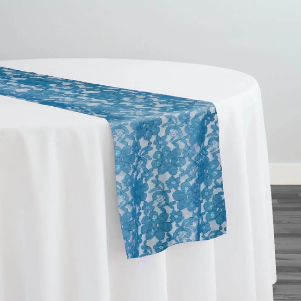 Classic Lace Table Runner in Turquoise 1136