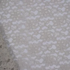 Classic Lace (w/ Poly Lining) Table Napkin in Charcoal 1606