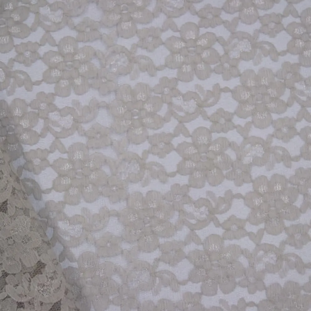 Classic Lace (w/ Poly Lining) Table Napkin in Charcoal 1606