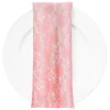 Classic Lace (w/ Poly Lining) Table Napkin in Coral 1203