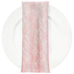 Classic Lace (w/ Poly Lining) Table Napkin in Peach 4122