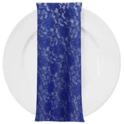 Classic Lace (w/ Poly Lining) Table Napkin in Royal 1148