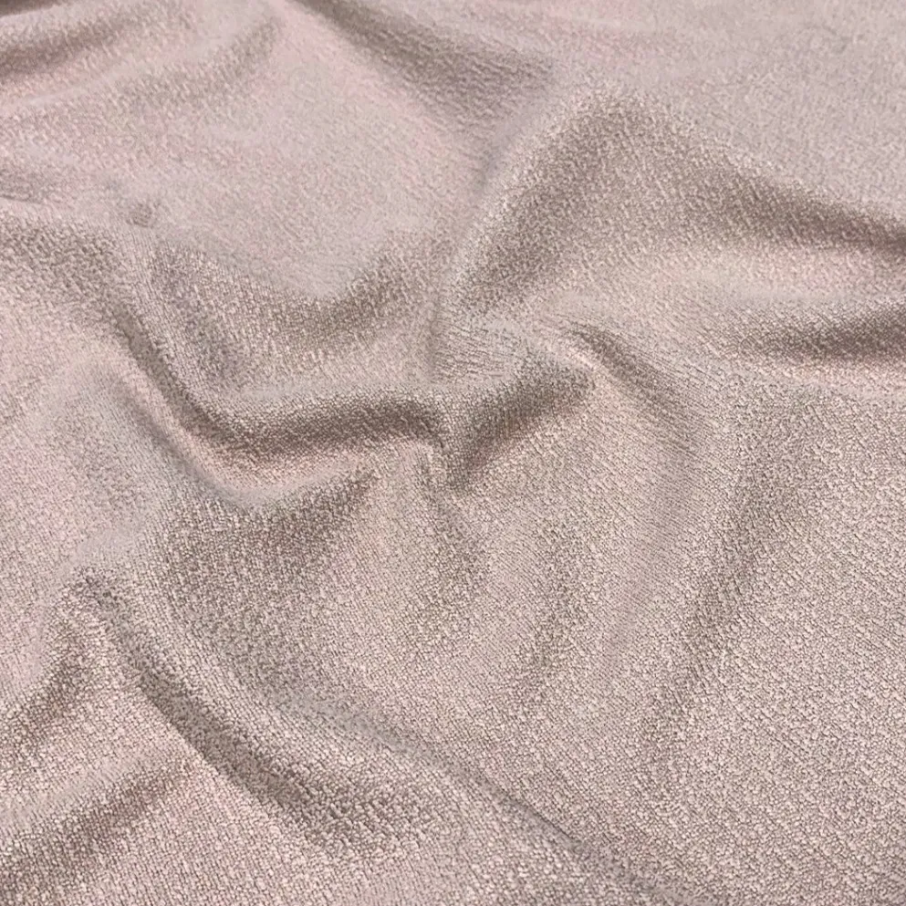 Cloud Chenille Table Linen in Dusty Rose