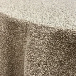 Cloud Chenille Table Linen in Taupe