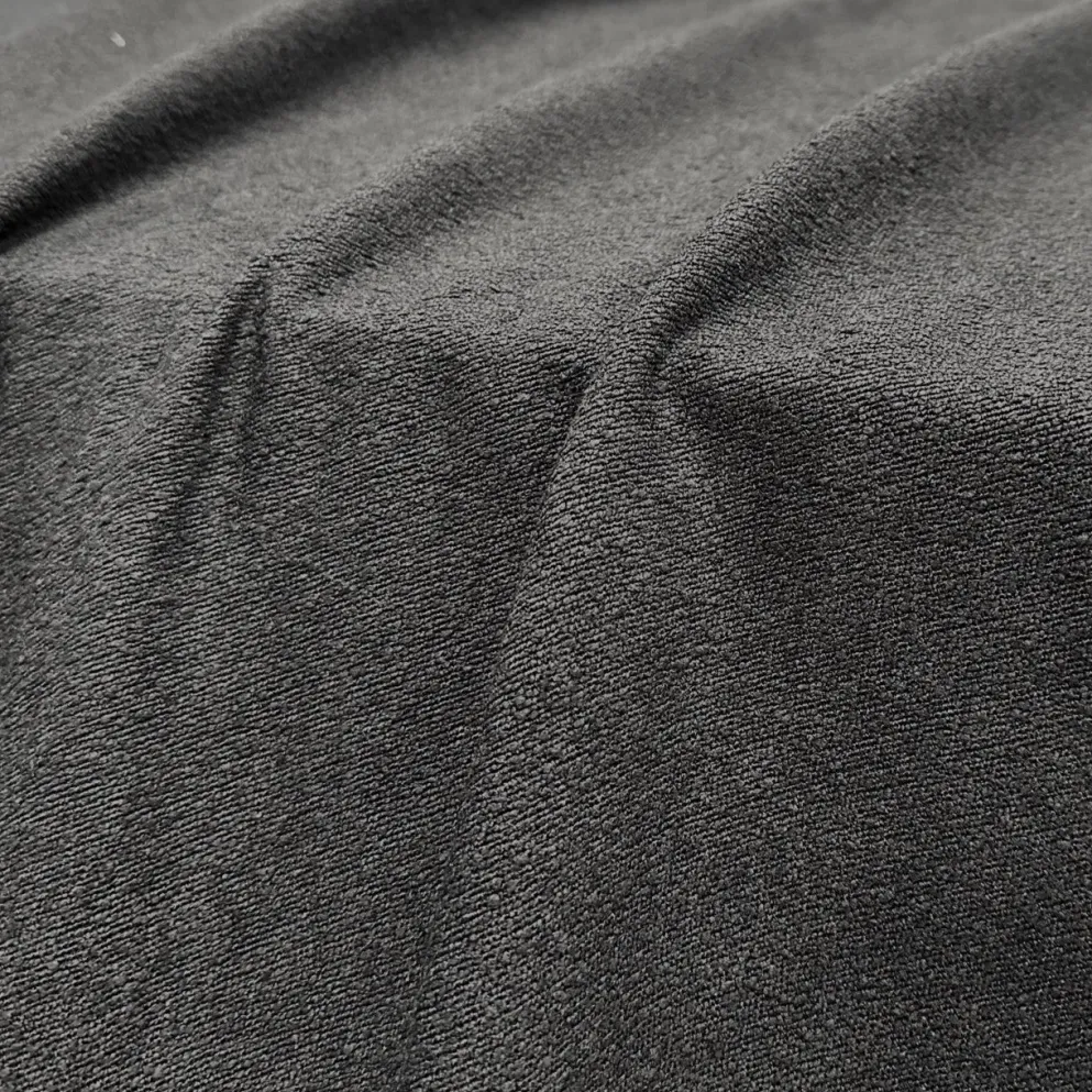 Cloud Chenille Table Linen in Black