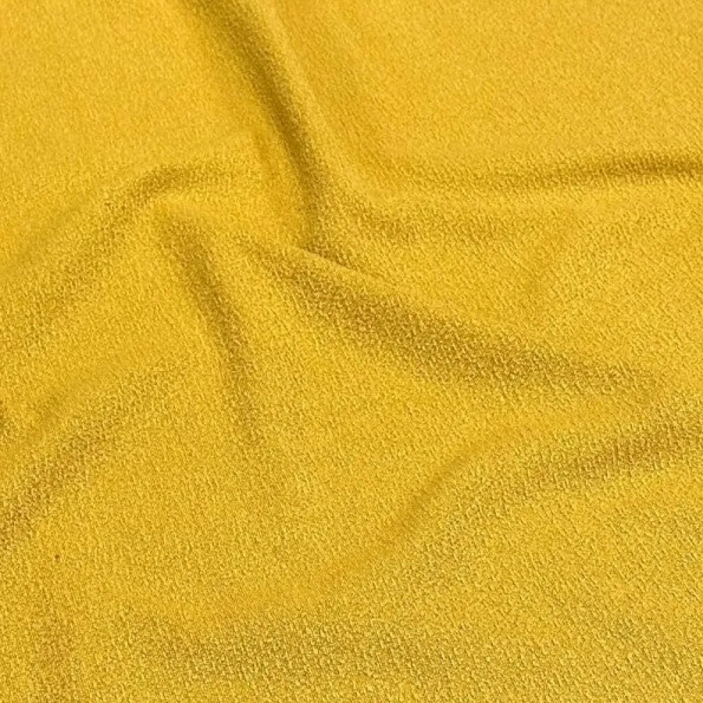 Cloud Chenille Table Linen in Gold