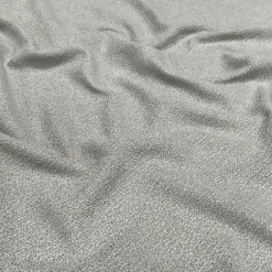 Cloud Chenille Table Linen in Silver