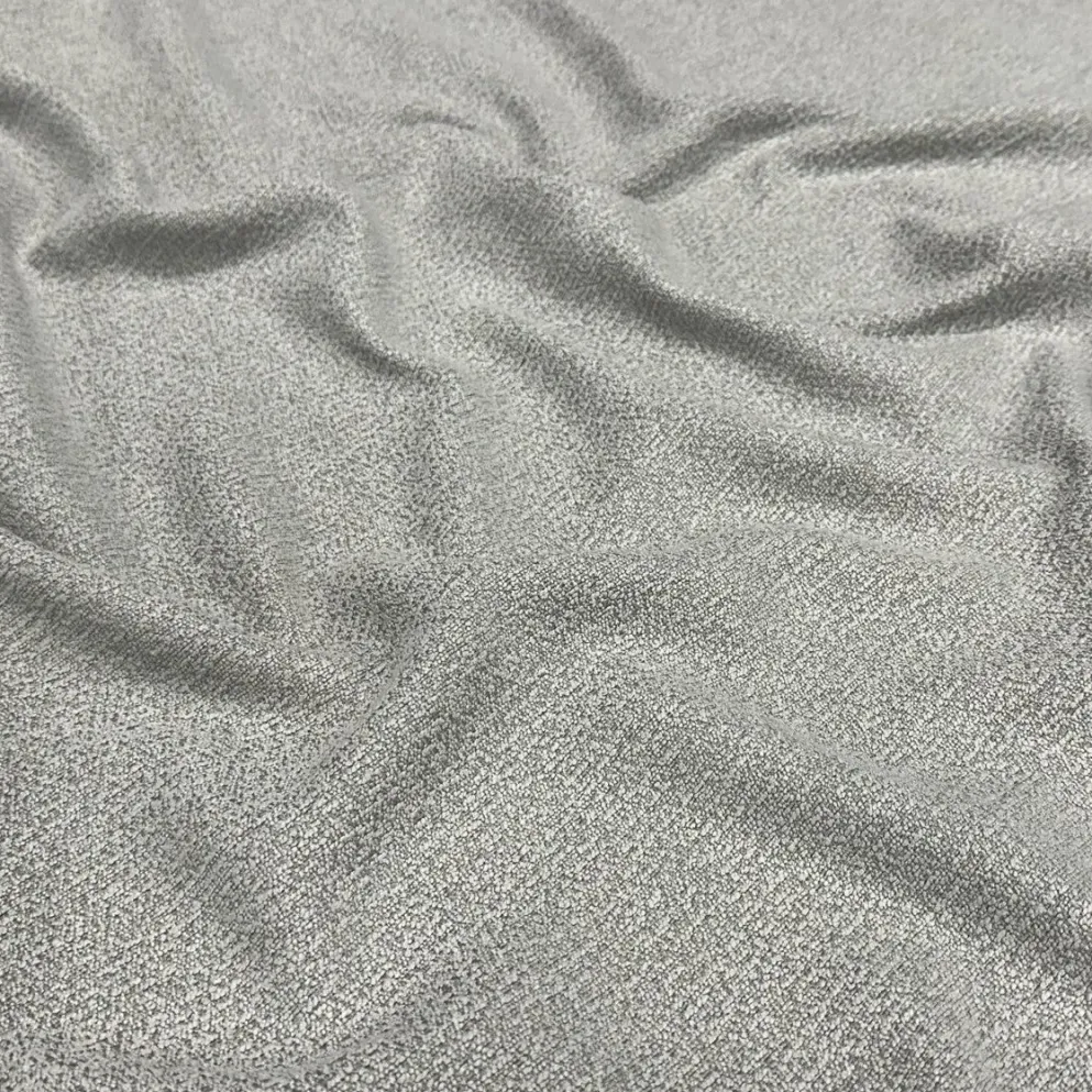 Cloud Chenille Table Linen in Silver