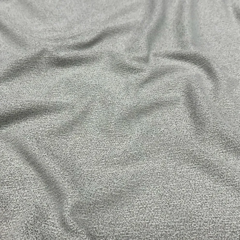 Cloud Chenille Table Linen in Silver
