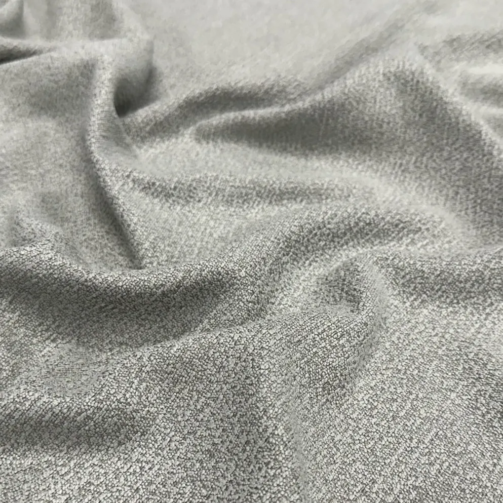 Cloud Chenille Table Linen in Silver
