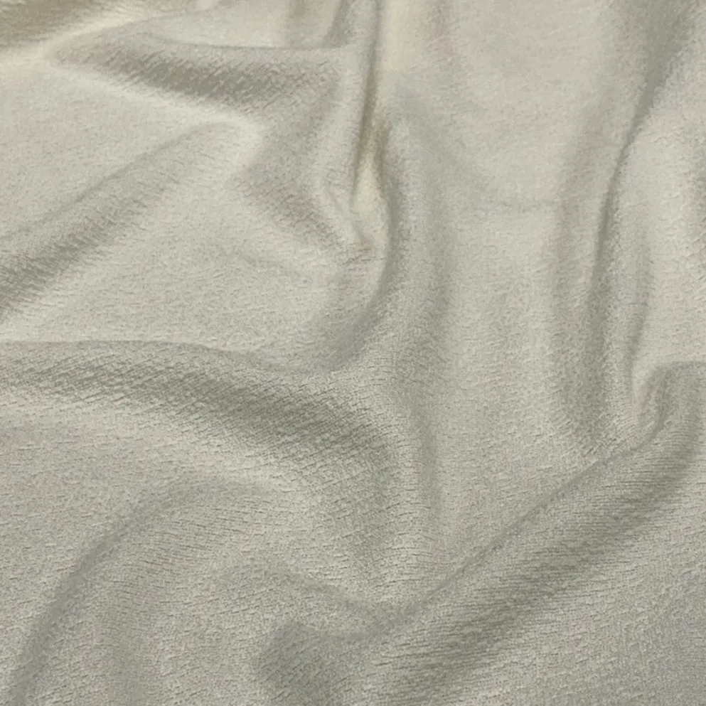 Cloud Chenille Table Linen in Off White