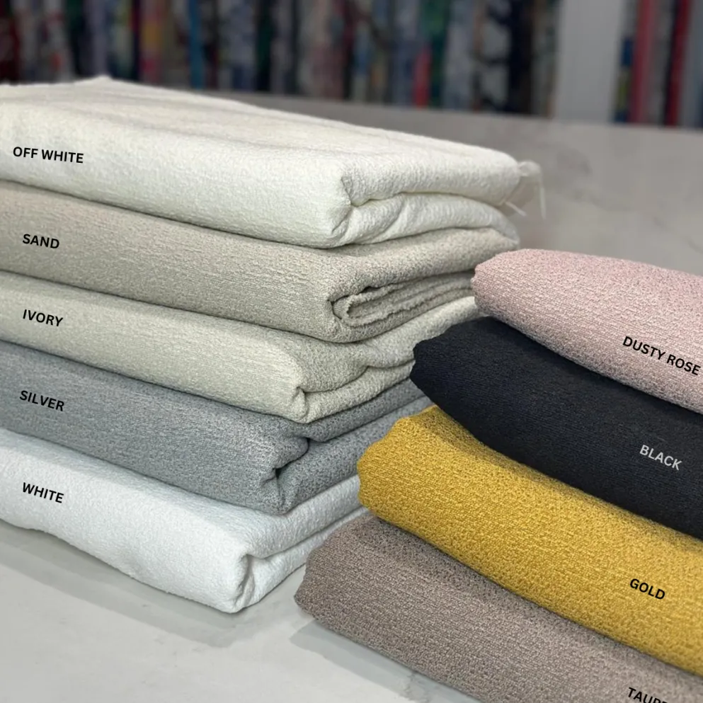 Cloud Chenille Table Linen in White