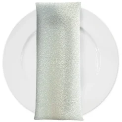 Cloud Chenille Table Napkin in Off White