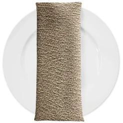 Cloud Chenille Table Napkin in Taupe