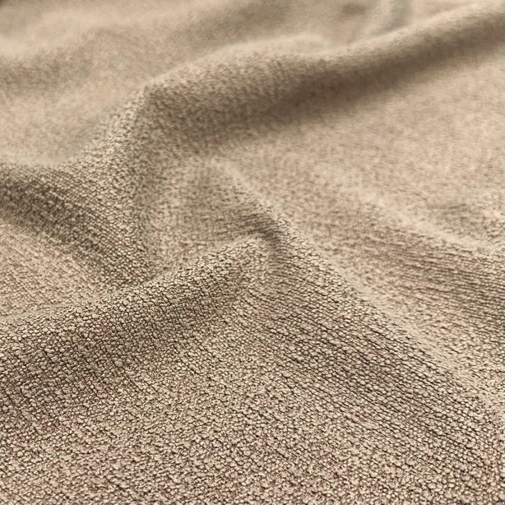 Cloud Chenille Table Runner in Taupe