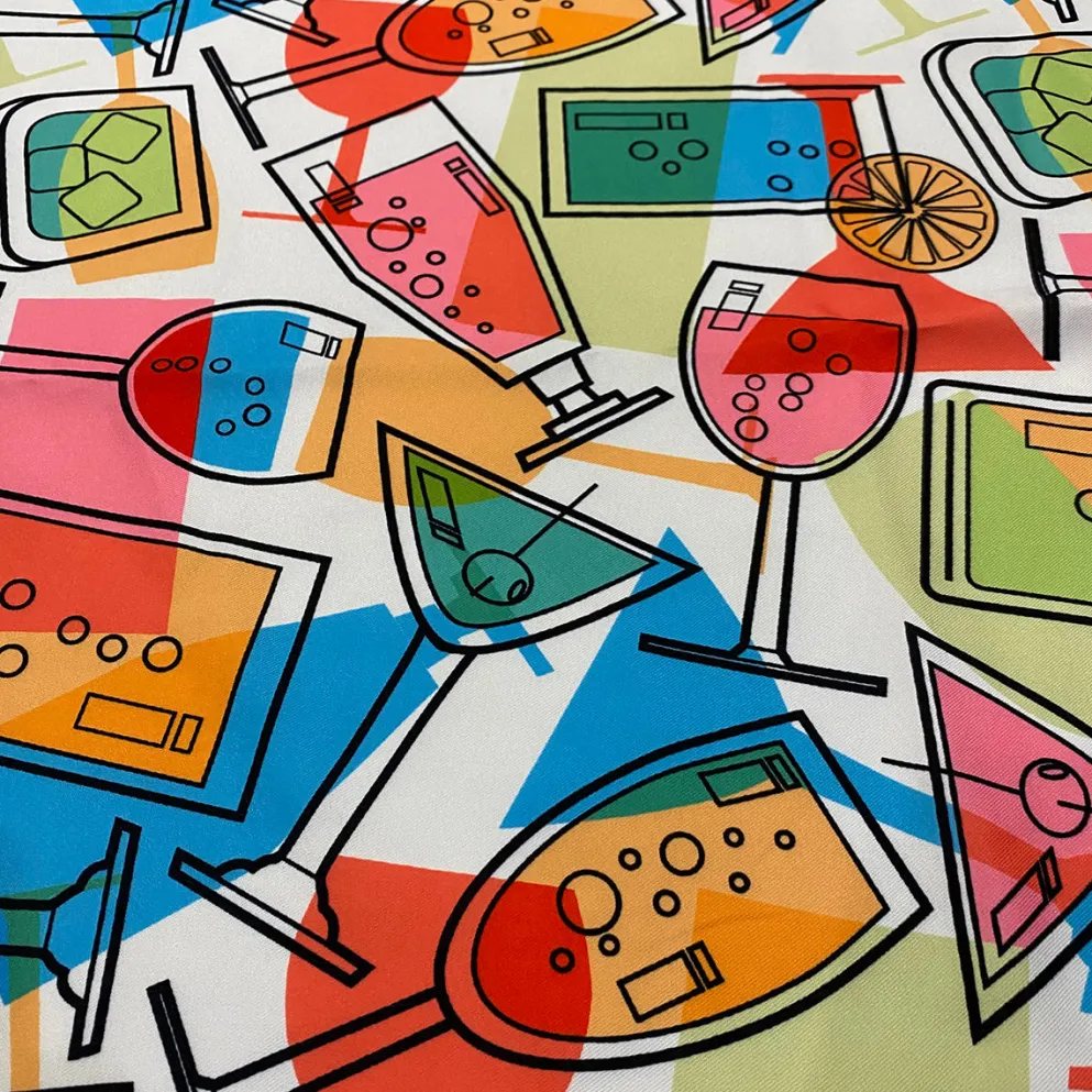 Cocktails (Poly Print) Table Runner