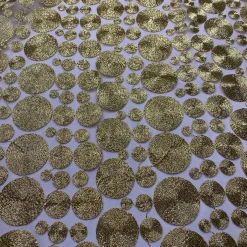 Coin Table Linen in Champagne