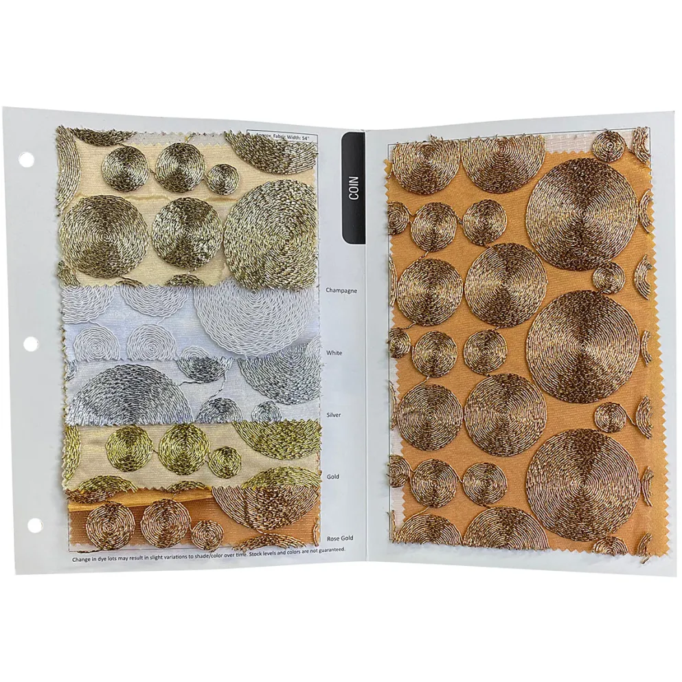 Coin Table Linen in Champagne