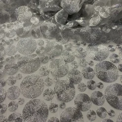 Coin Table Linen in Silver