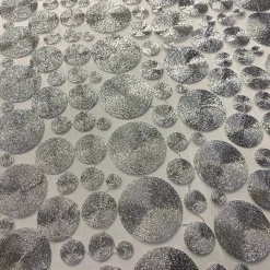 Coin Table Linen in Silver
