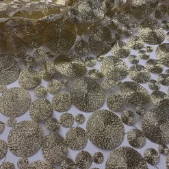 Coin Table Runner in Champagne