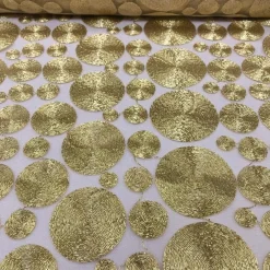 Coin (w/ Poly Lining) Table Napkin in Gold