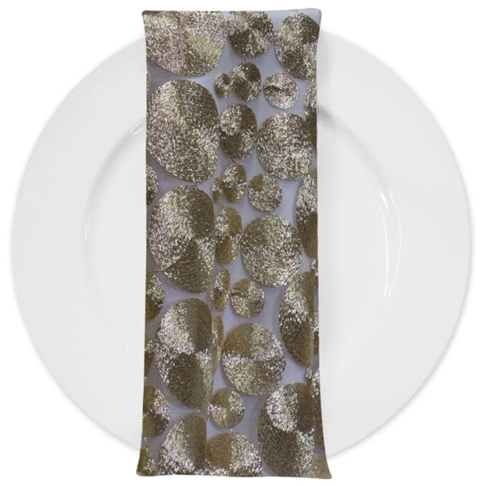 Coin (w/ Poly Lining) Table Napkin in Champagne
