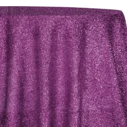 Confetti Metallic Table Linen in Fuchsia