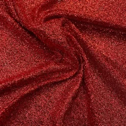 Confetti Metallic Table Linen in Red