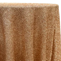 Confetti Metallic Table Linen in Champagne