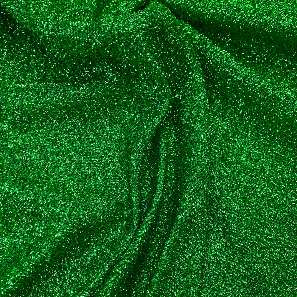 Confetti Metallic Table Runner in Green