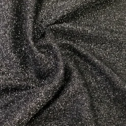Confetti Metallic Table Runner in Black