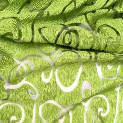 Contempo Scroll Sheer Table Runner in Green