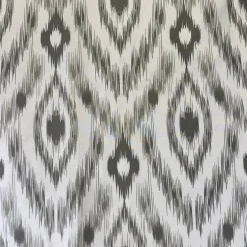 Cosmo Print (Dupioni) Table Linen in Silver