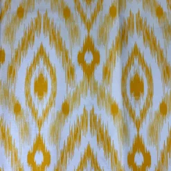 Cosmo Print (Dupioni) Table Linen in Yellow