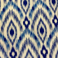 Cosmo Print (Dupioni) Table Runner in Royal