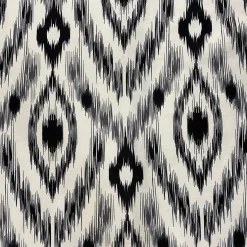 Cosmo Print (Dupioni) Table Runner in Black
