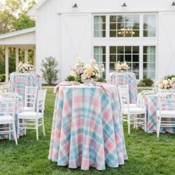 Cotton Candy (Slub Print) Table Linen