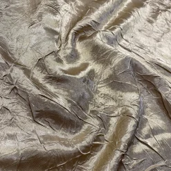Crush Satin (Bichon) Table Linen in Taupe 17