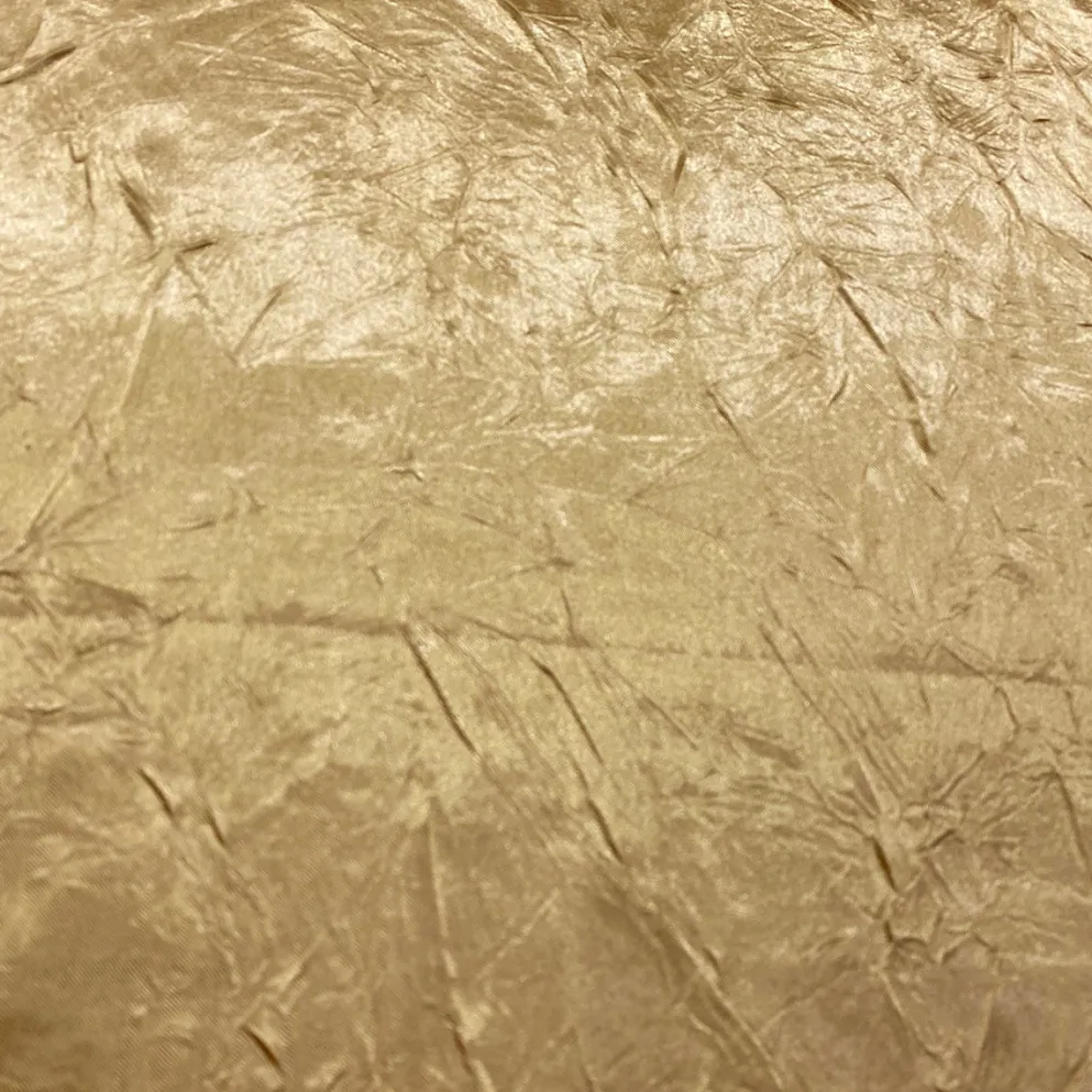 Crush Satin (Bichon) Table Linen in Gold 901