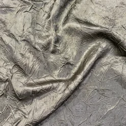 Crush Satin (Bichon) Table Linen in Silver 606