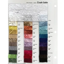 Crush Satin (Bichon) Table Linen in Purple 658