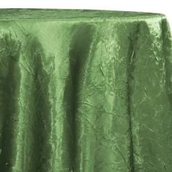 Crush Satin (Bichon) Table Linen in Sage D 377